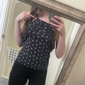 Bundle 3/$15 - American Eagle Outfitters Black Floral Tank